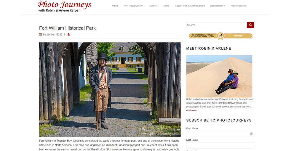 Fort William Historical Park