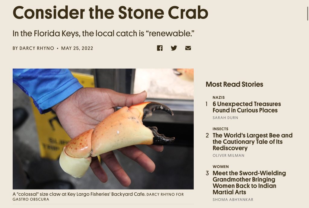 The world's only "renewable" seafood by Darcy Rhyno